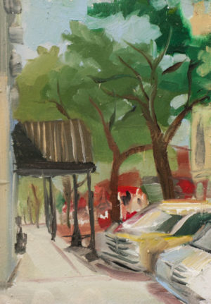 Looking East From the Clinton Street Gallery