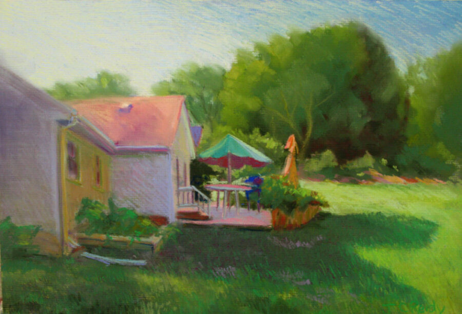 The Neighbor's Morning Patio