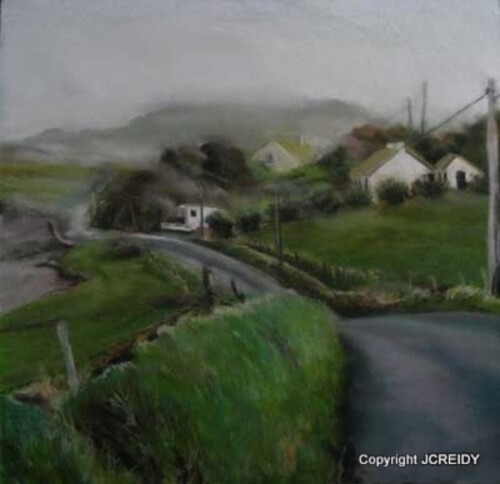 Malin Head  Country Road Painting